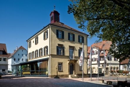 Weinbrunnen, Burgruine Blankenhorn, Römermuseum im Alten Rathaus in der Stadtmitte